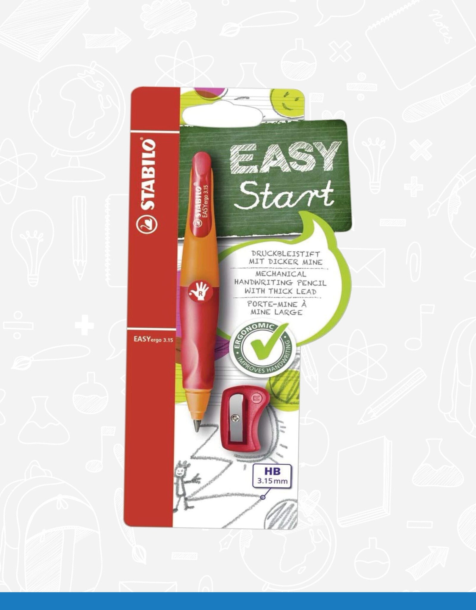 Stabilo Stabilo Easyergo 3.15 Right Pencil