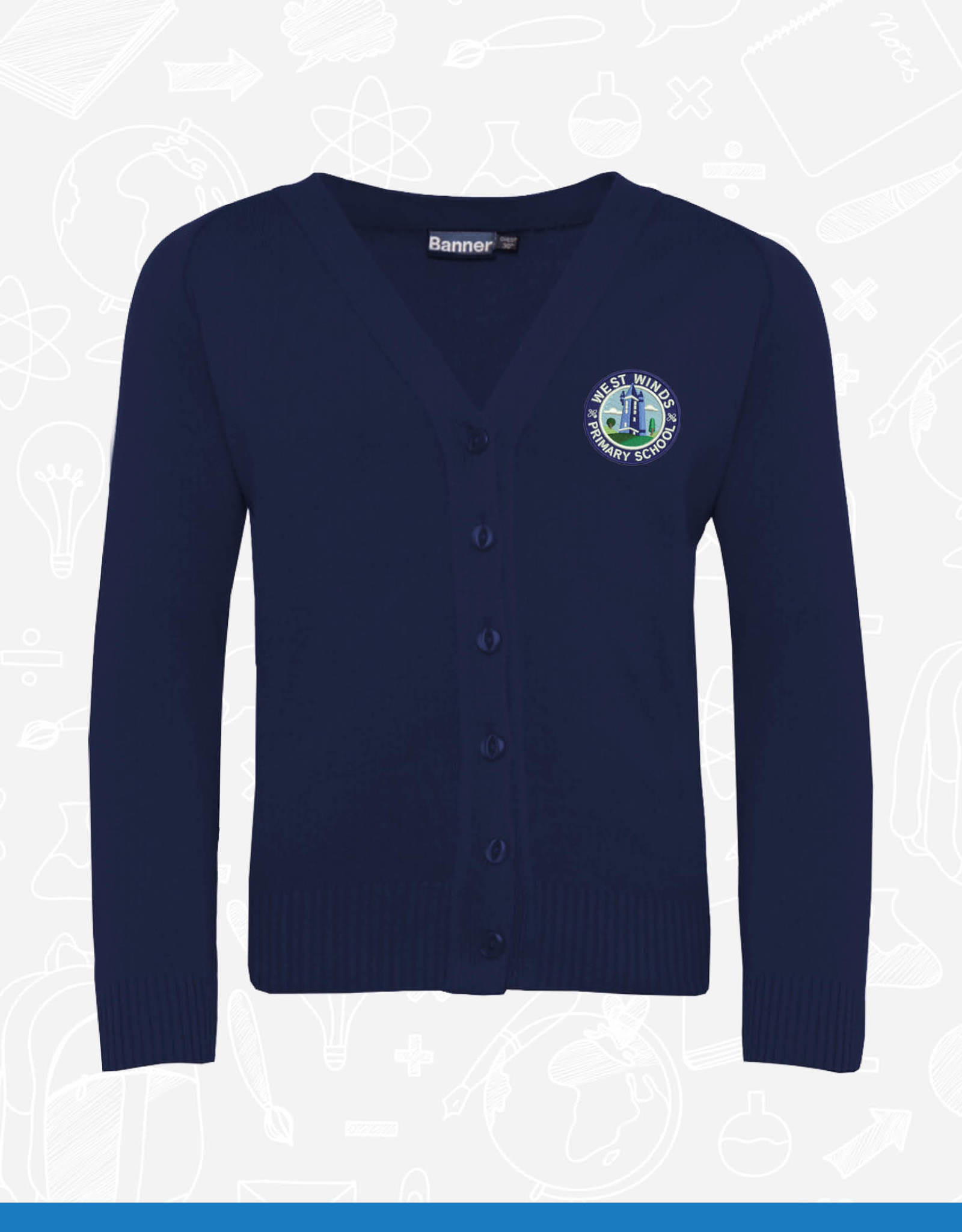 Banner West Winds PS 50/50 Cardigan (1WQ)