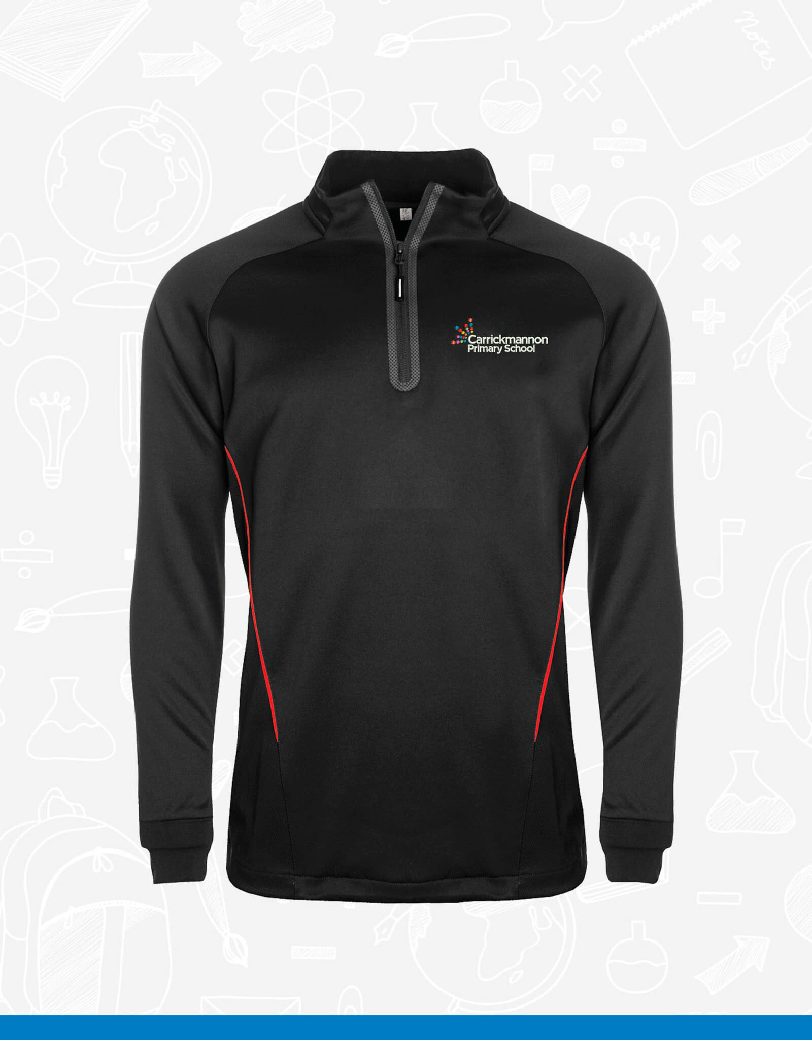 Aptus Carrickmannon Primary Staff  1/4 Zip Top (111891)