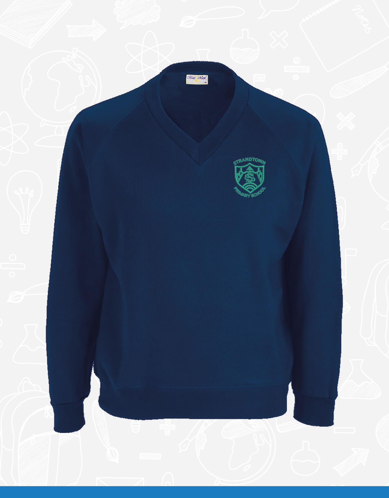 V neck school on sale sweatshirt