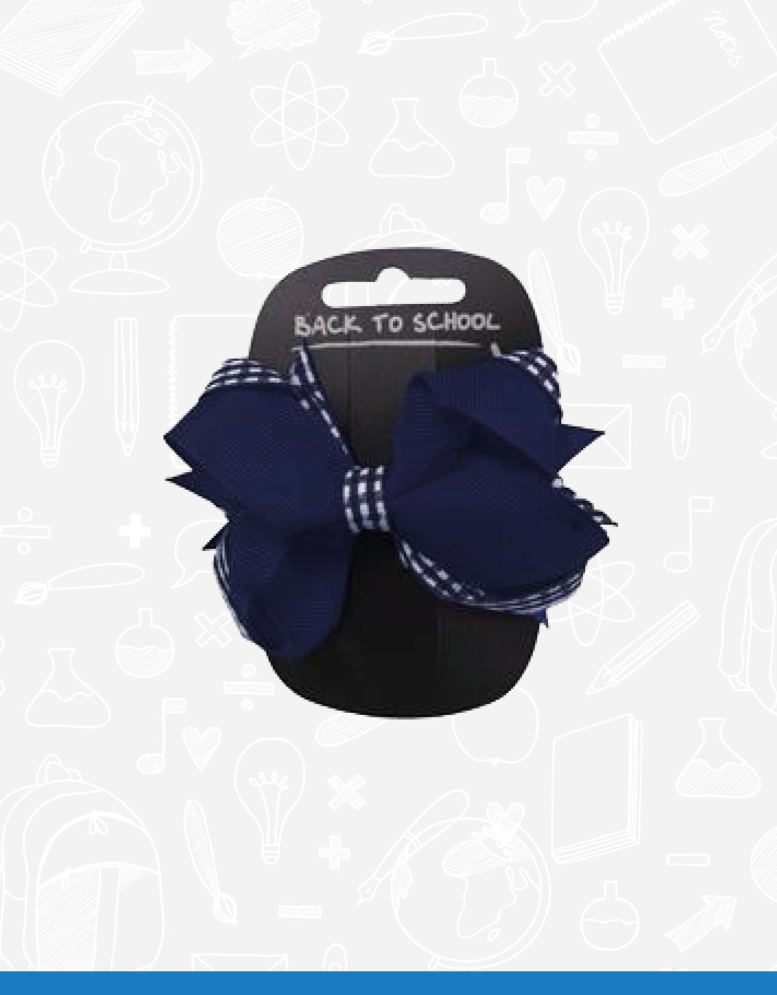 William Turner Gingham Style Hair Bow (NWT316)