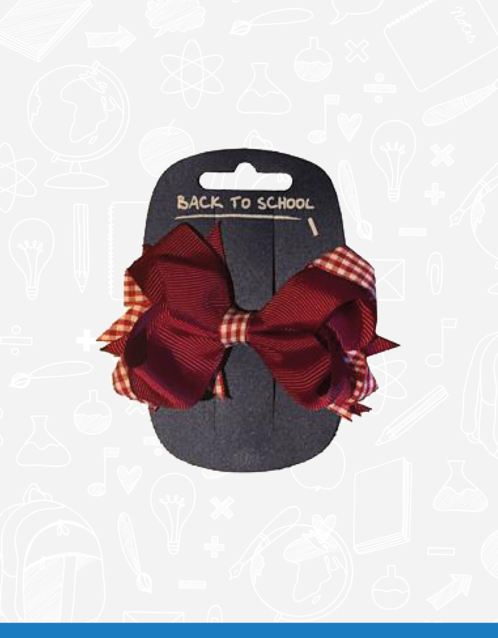 William Turner Gingham Style Hair Bow (NWT316)