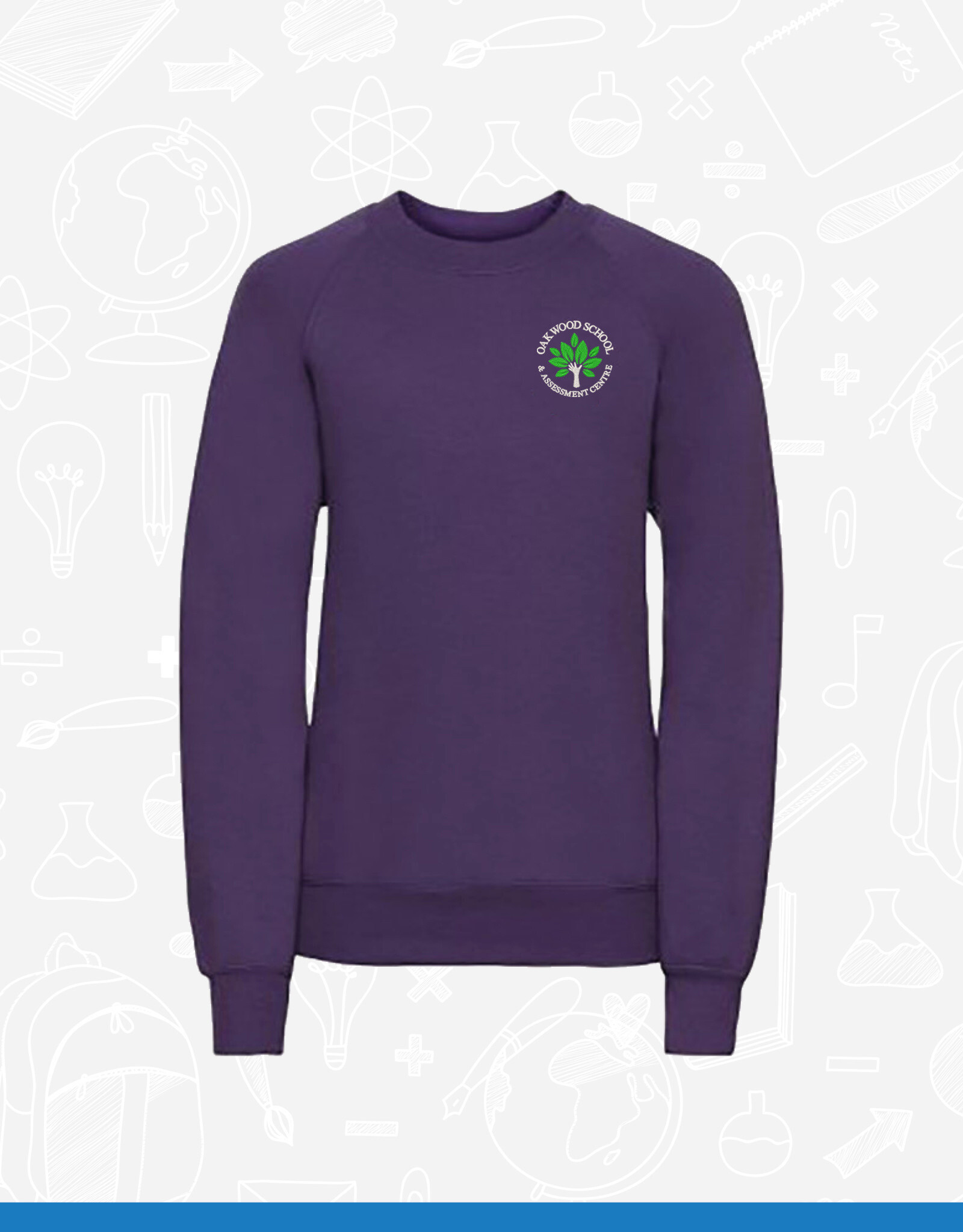 Jerzees Oakwood School Sweatshirt (762B)