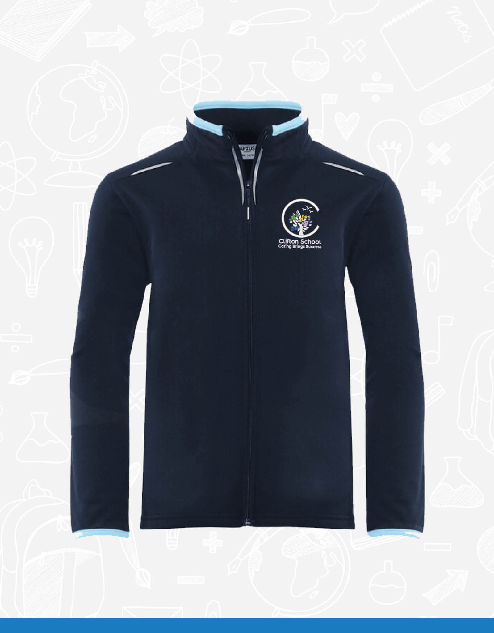 Aptus Clifton School Full Zip Top (112310)