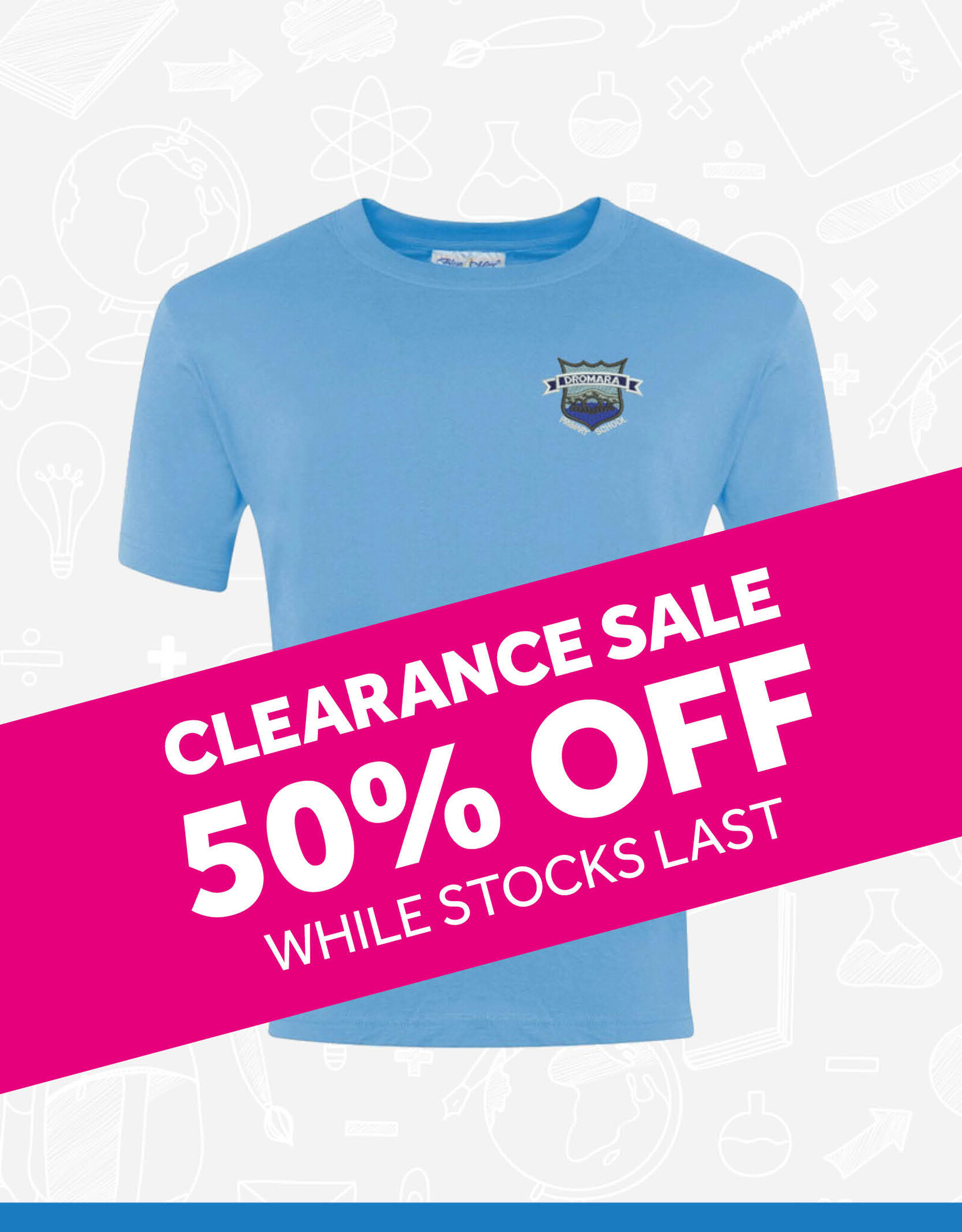 Banner DISCONTINUED Dromara Primary PE T-shirt (3TC)
