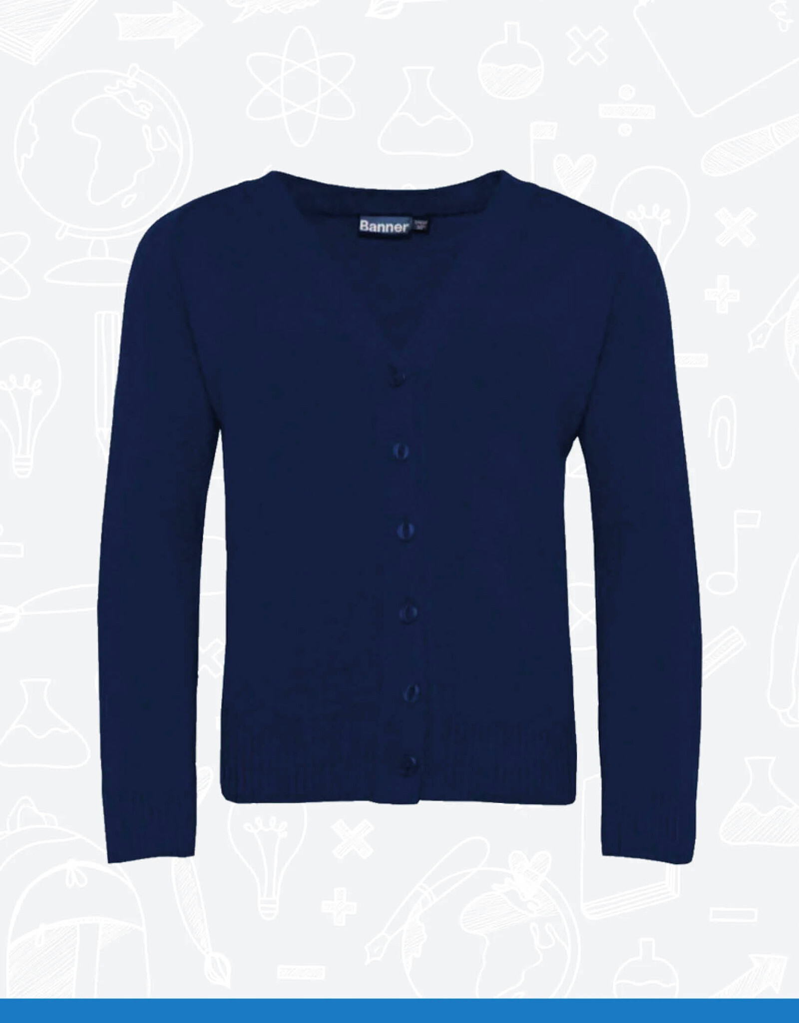 Banner Cotton/Acrylic Cardigan (1WQ)