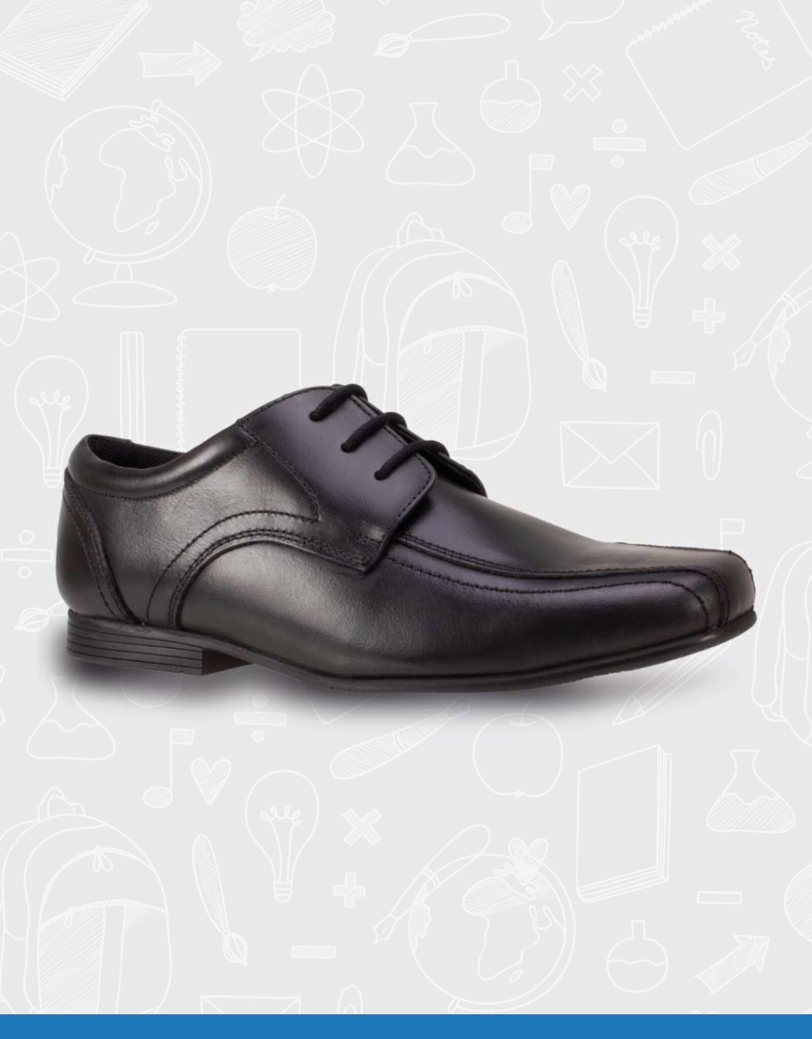Term Finn Leather Shoe (M17AB10) Black Size 3.5