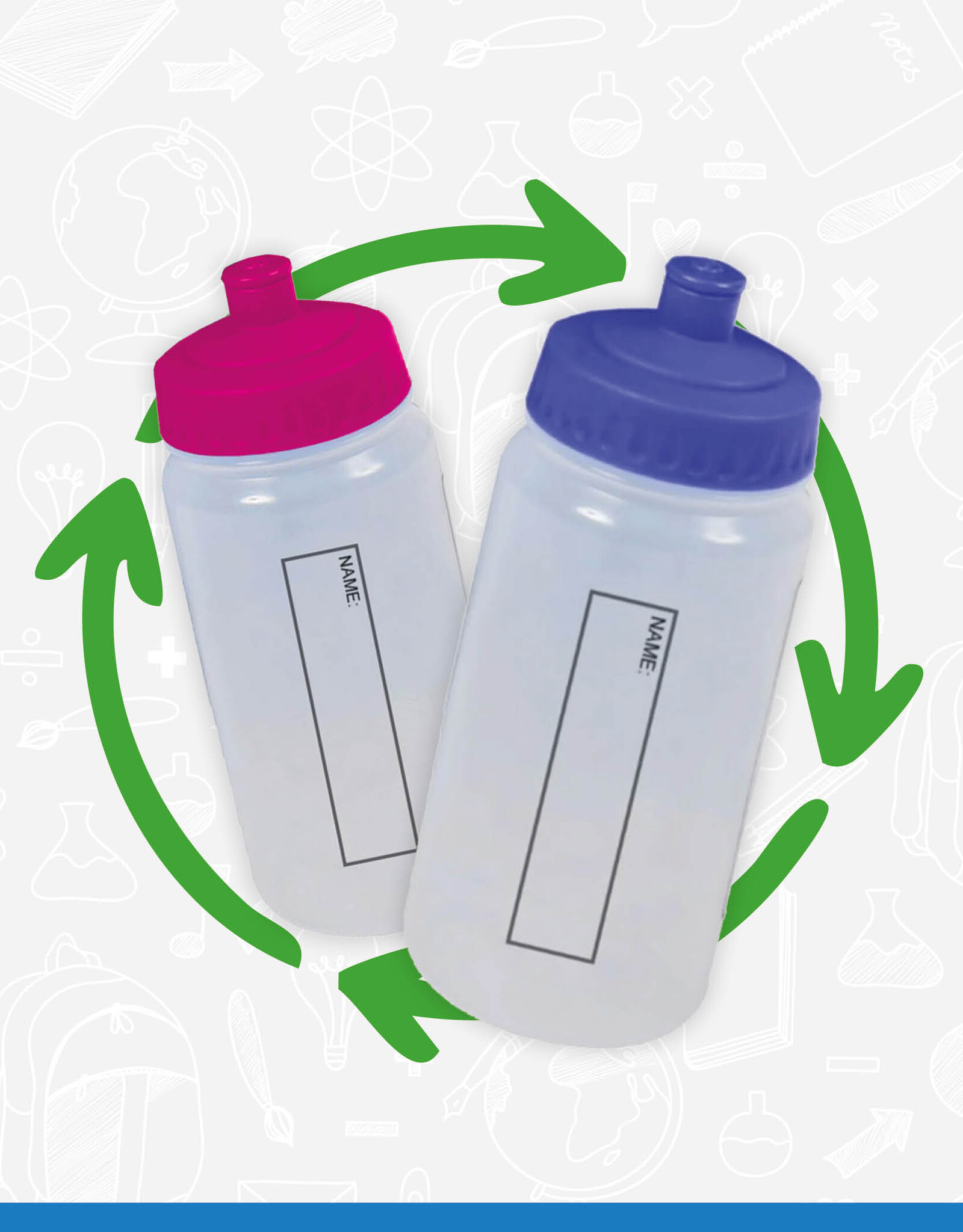 William Turner Biodegradable Water Bottle (BWB18)