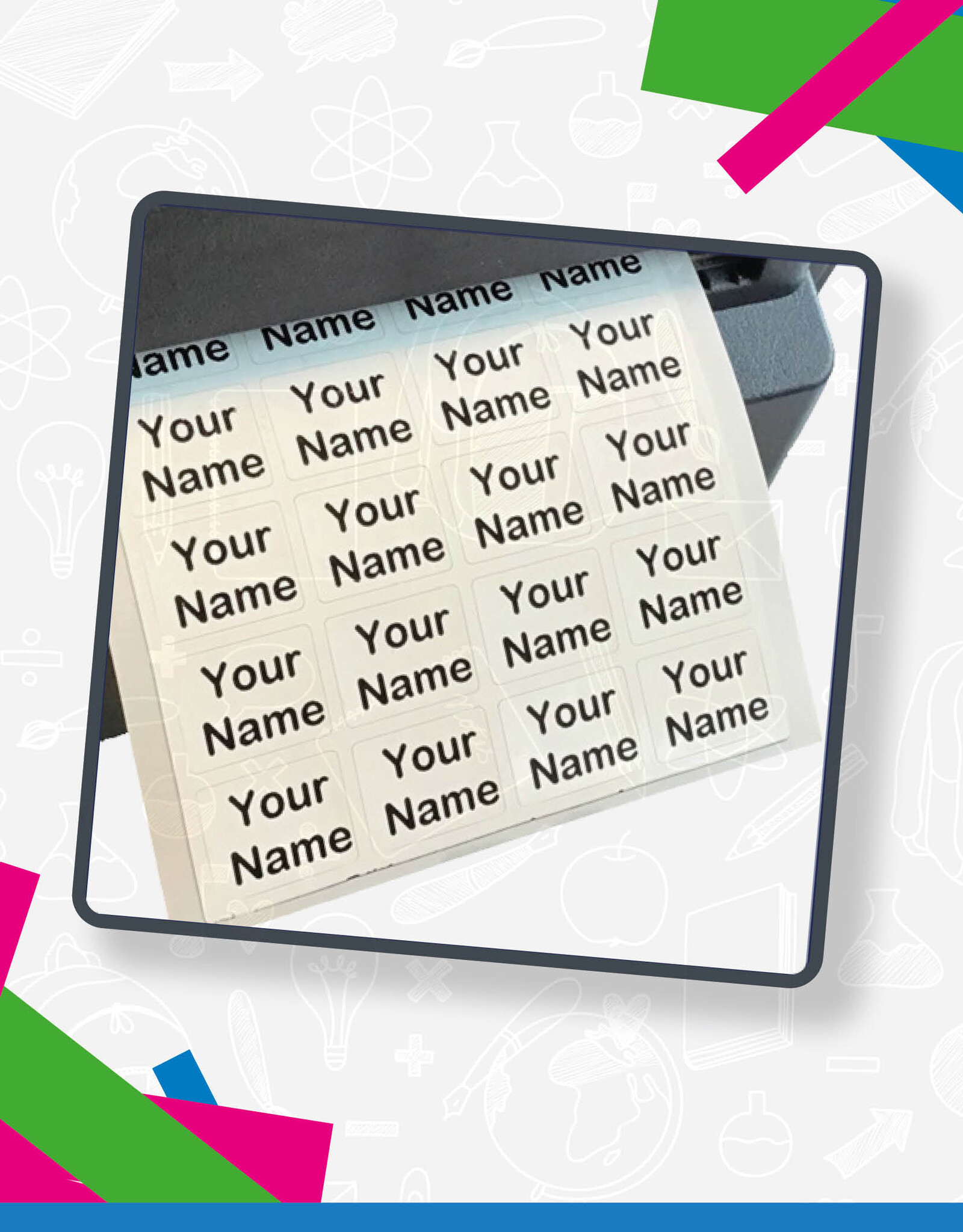 WASH-PROOF NAME LABELS – No Ironing, No Sewing, Just Stick & Stay - Guaranteed!
