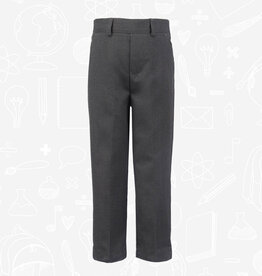 Banner Grey Relaxed Fit Mock Fly Trousers (1K12)