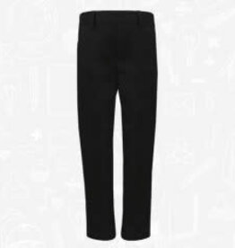 Banner Black Slim Fit Mock Fly Trouser (1K11)