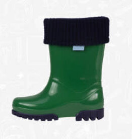 Term Kids Roll Top Wellies (M2001601) Green / Navy 13 - 1