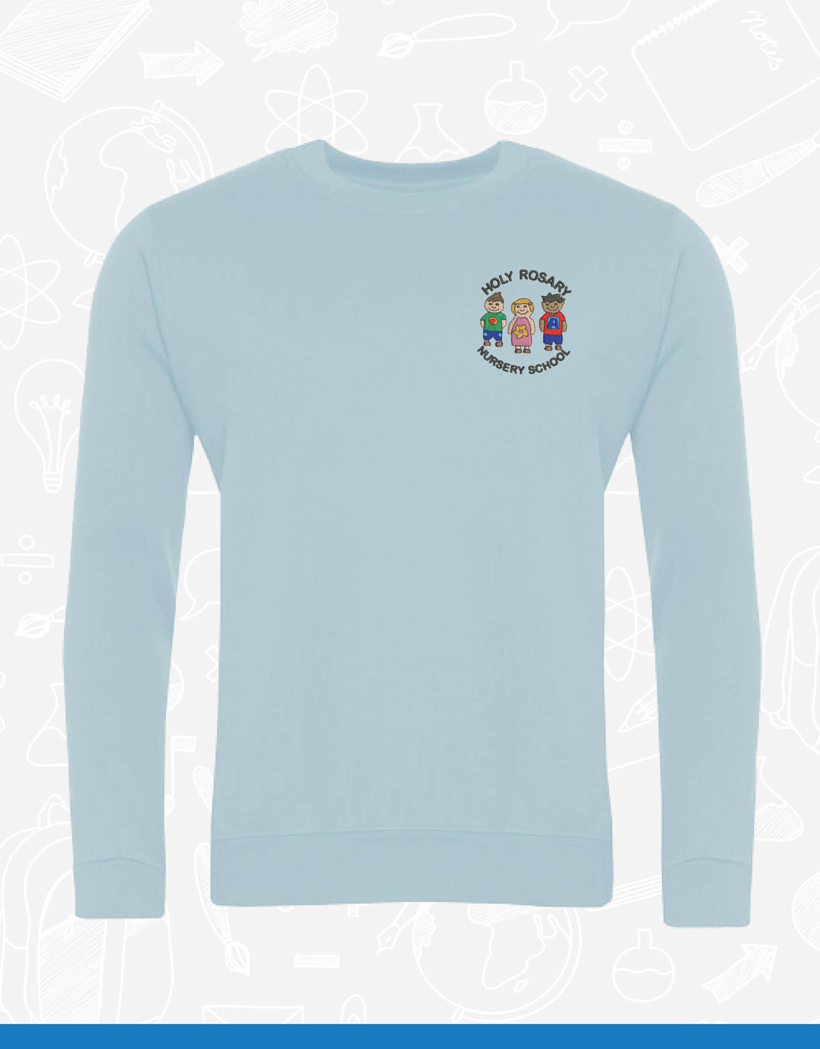 Banner Holy Rosary Nursery Sweatshirt (3SD)