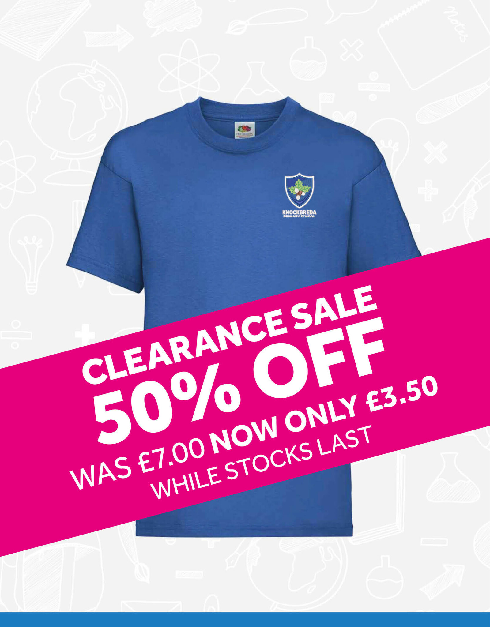 Fruit of the Loom Knockbreda Primary School T-Shirt (SS6)