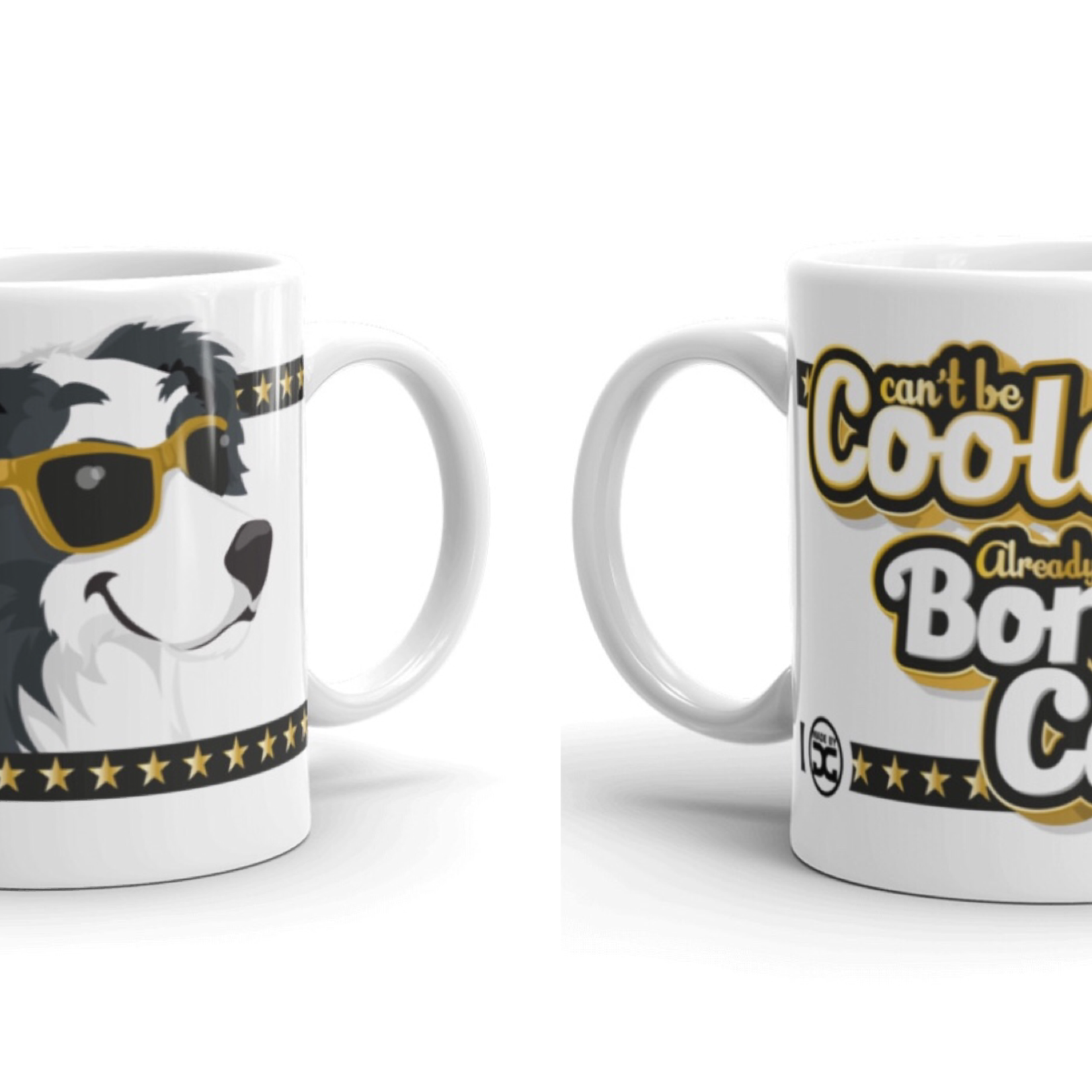 Doggygraphics DG mok can’t be cooler BC zwart-wit