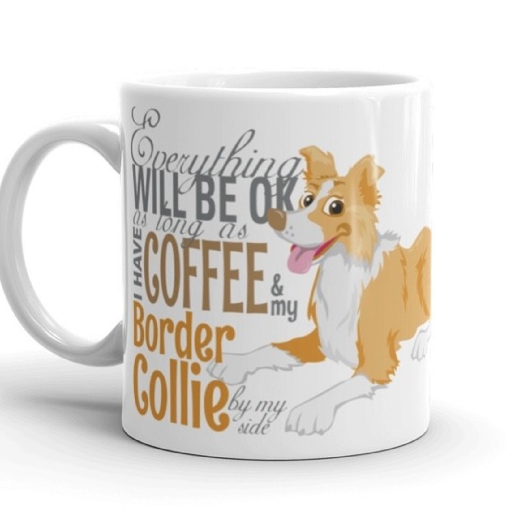 Doggygraphics DG mok BC ee-red and coffee