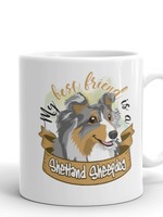Doggygraphics DG mok best friend Shetland Sheepdog bleu tri
