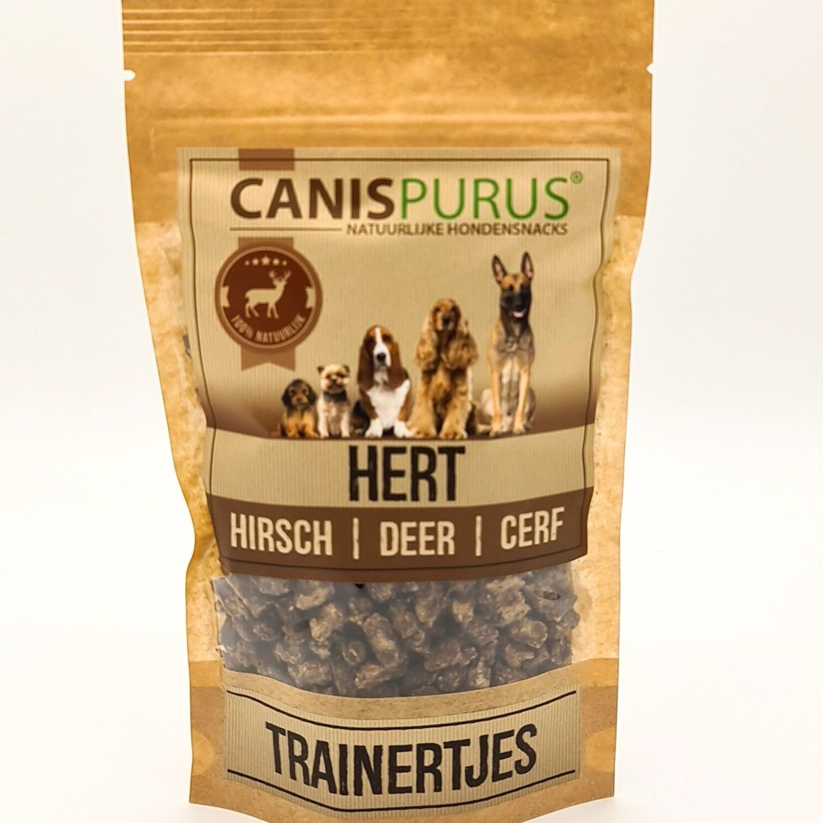 Canis Purus Canis Purus trainertjes hert 200 gr
