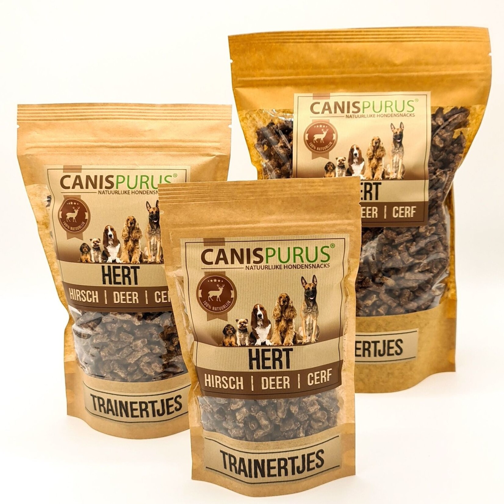 Canis Purus Canis Purus trainertjes hert 200 gr
