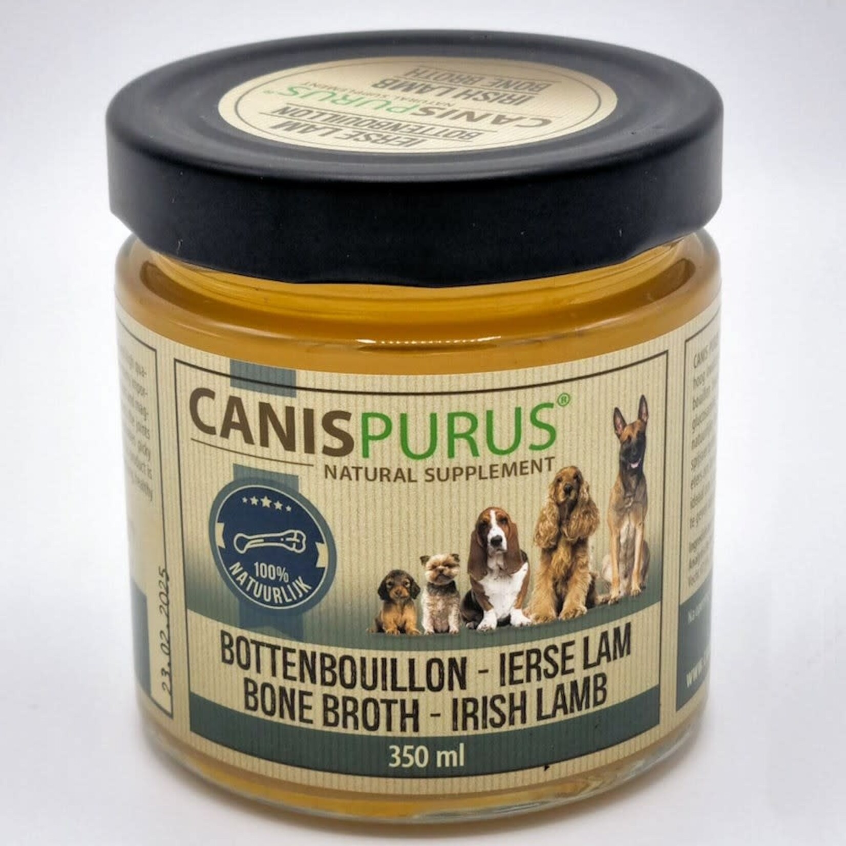 Canis Purus Canis Purus bottenbouillon Ierse lam - 350 ml