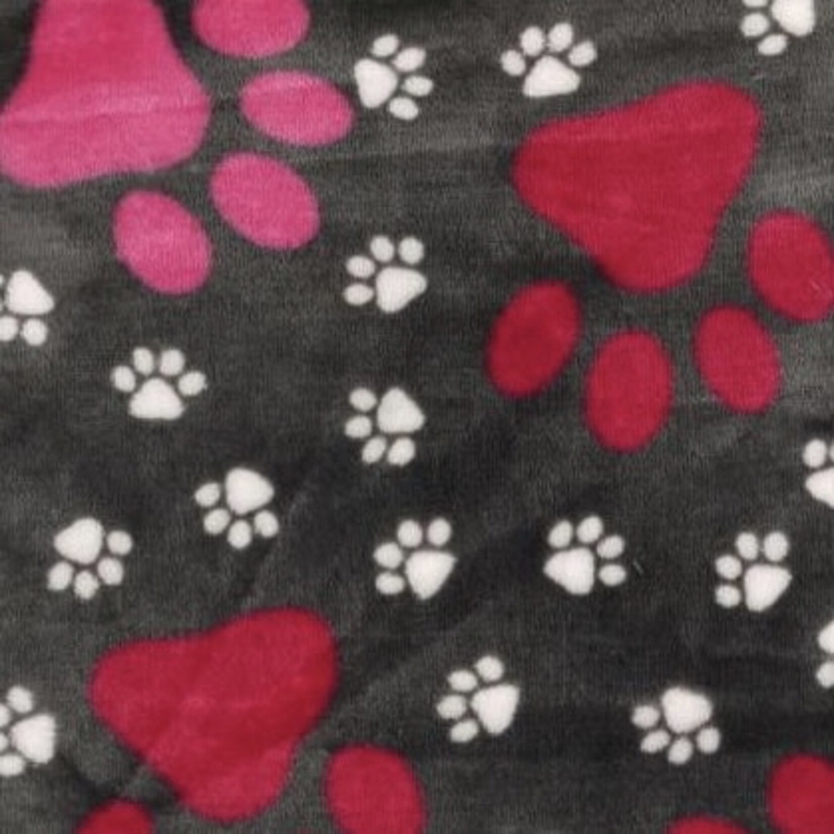 Dogs Make My Day hondenkussen antraciet met fuchsia poten