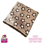 Dogs Make My Day hondenslaapzak beige/bruine sterren