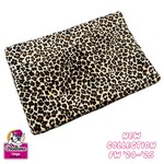 Dogs Make My Day hondenkussen Leopard roest