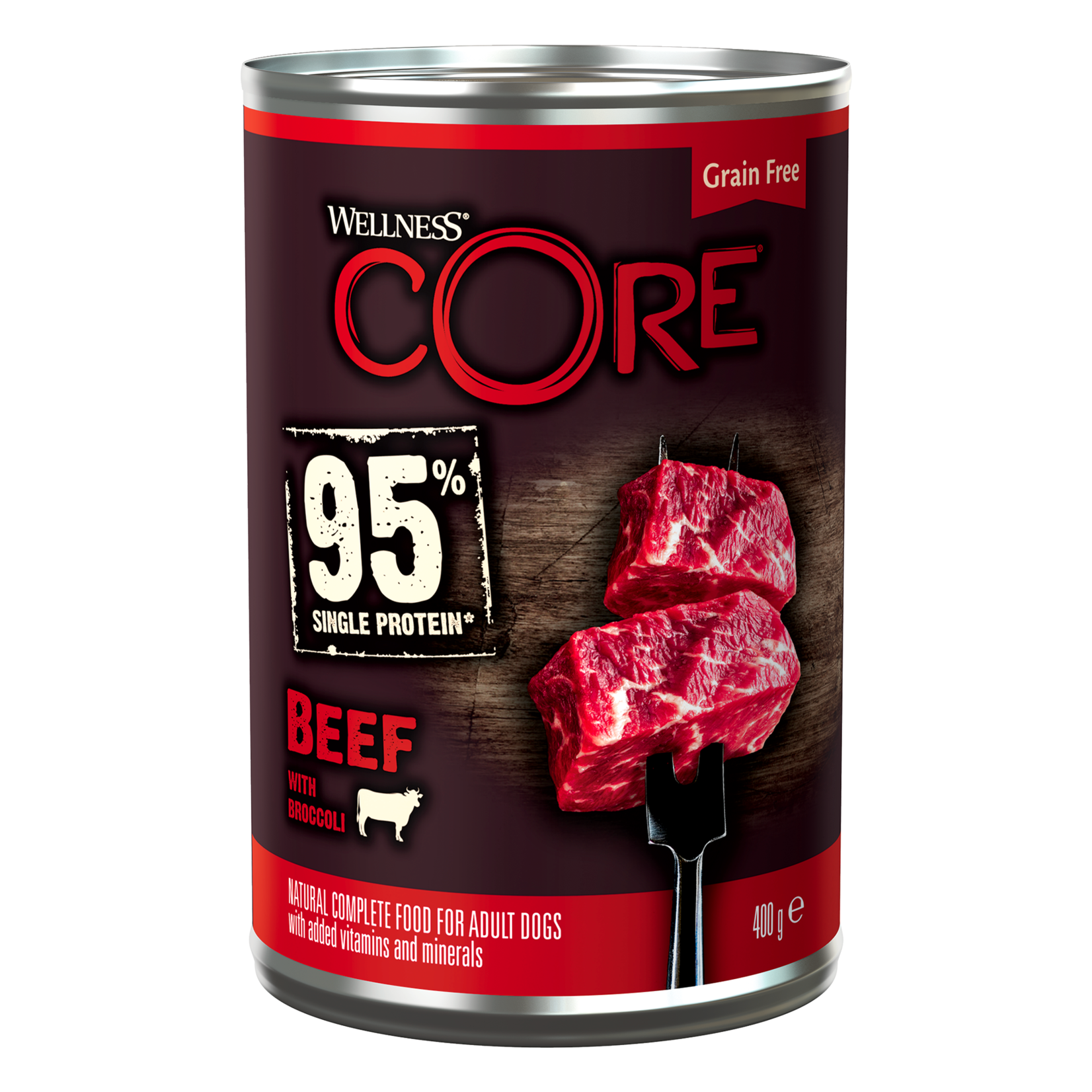 Wellness Core Wellness Core meat - rund - blik 400 gr