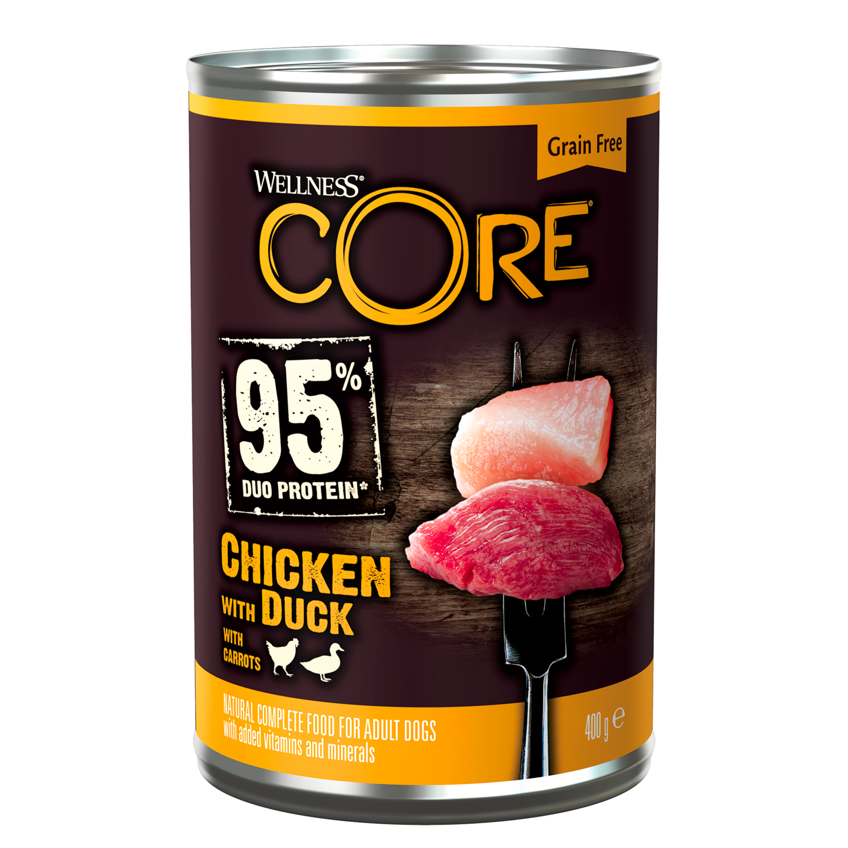 Wellness Core Wellness Core meat - kip/eend - blik 400 gr