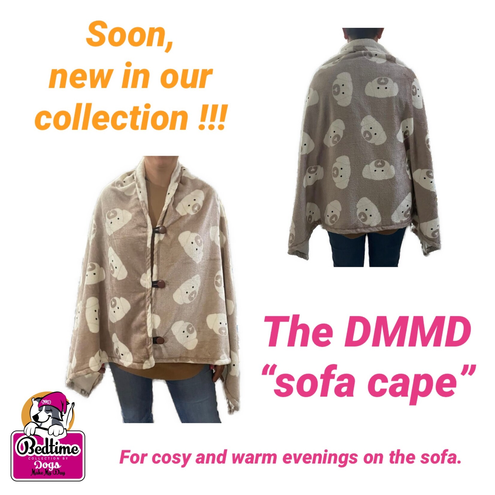 Dogs Make My Day Sofa cape