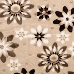 Dogs Make My Day hondenslaapzak flowers brownish