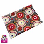 Dogs Make My Day hondenkussen mandala rood