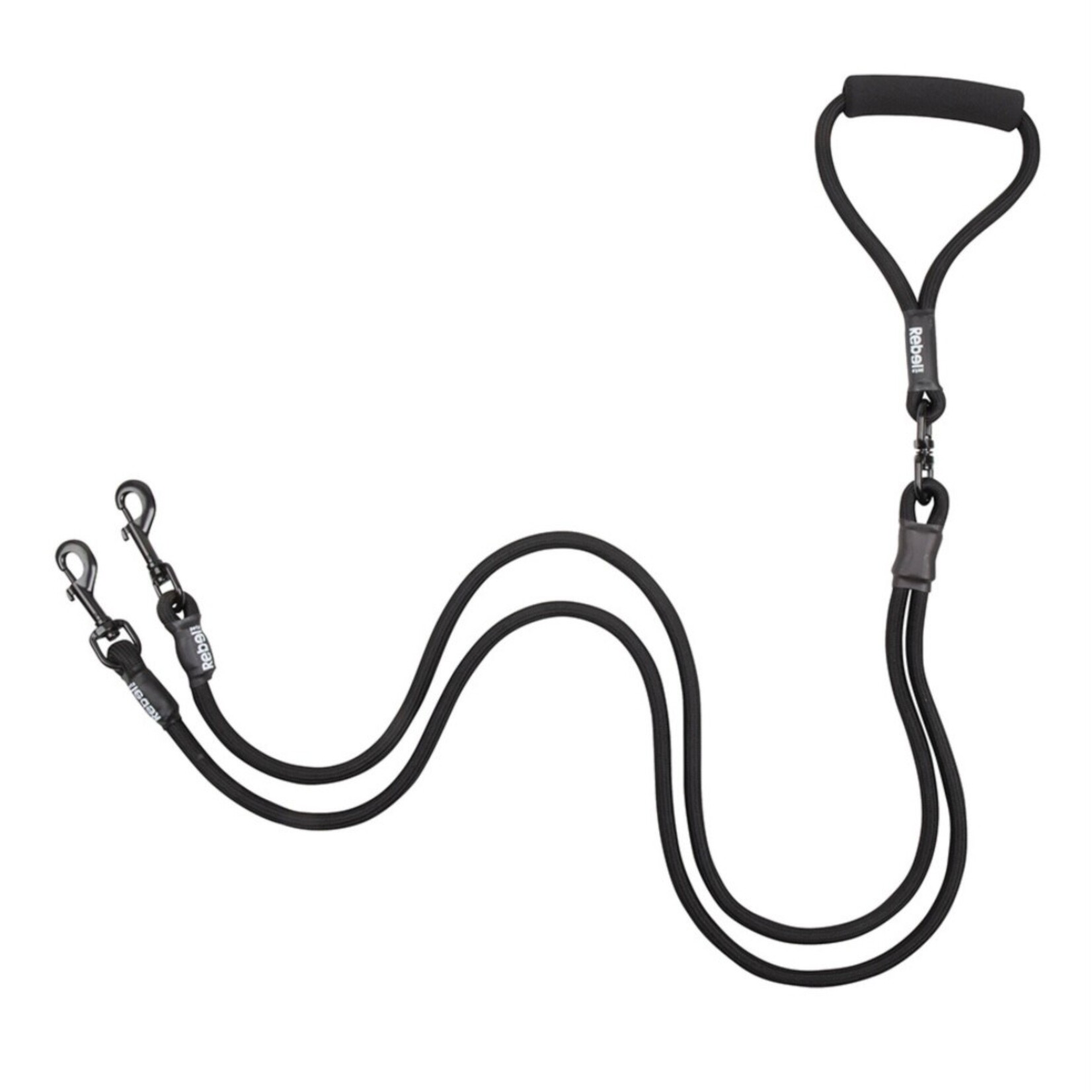 Rebel Petz Adjustable Double Dog Leash