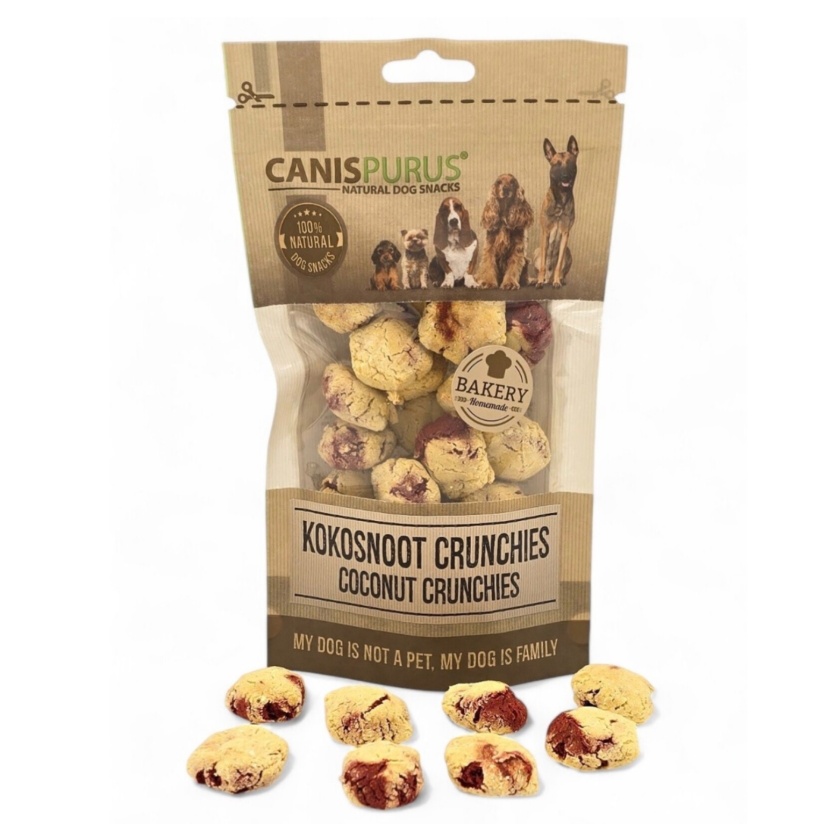 Canis Purus Kokosnoot Crunchies - 100 gr