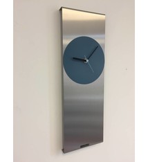 ChantalBrandO Wandklok Cassiopee Steel Blue circle