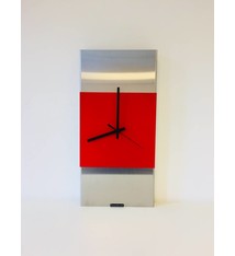 ChantalBrandO Wandklok ExtraVerganzA Red & Black pointer