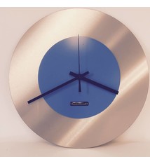 ChantalBrandO Wandklok RVS Blue Lagoon Modern Design