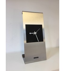 ChantalBrandO Tafelklok Yara zwart vierkant