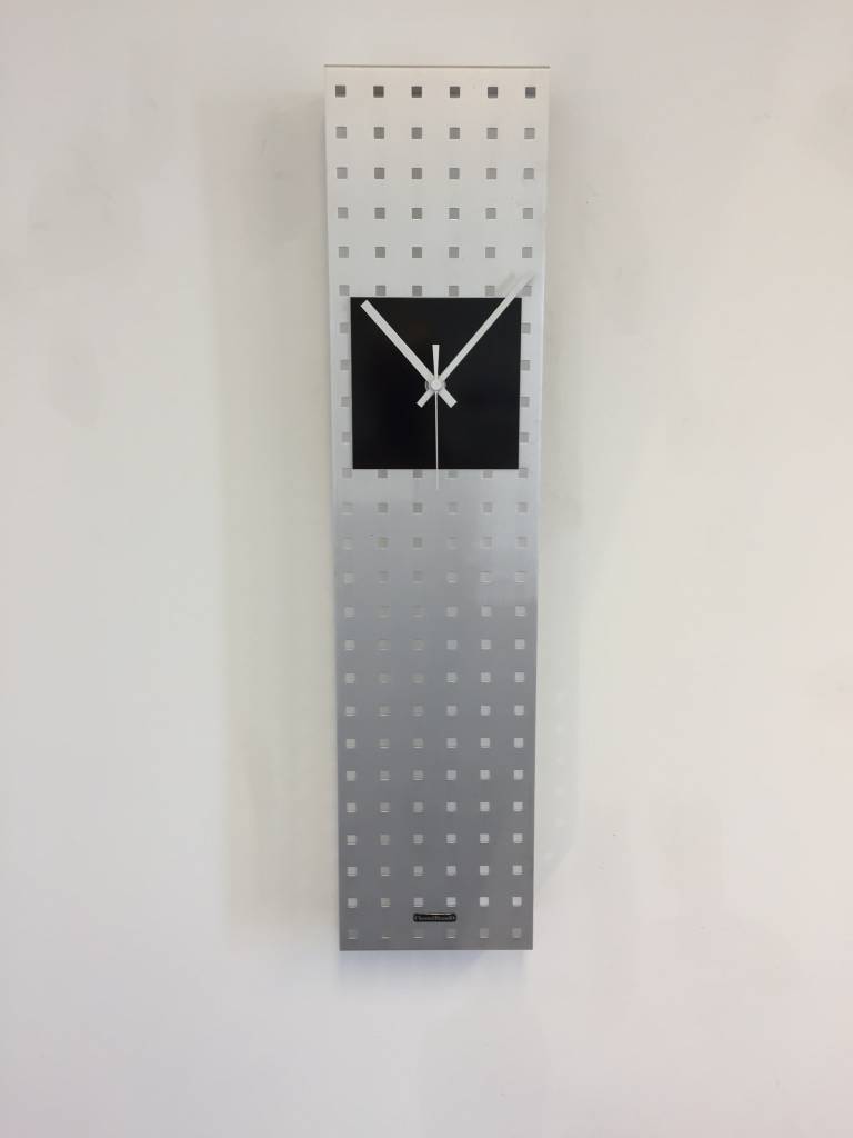 ChantalBrandO Wandklok Perfor Design Black Square