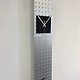 ChantalBrandO Wandklok Perfor Design Black Square
