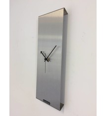 ChantalBrandO Wandklok RVS Sidney silver