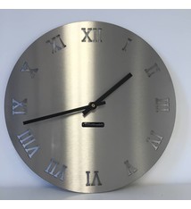 ChantalBrandO Wandklok RVS Roma design