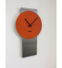 ChantalBrandO Wandklok Pendulum Orange