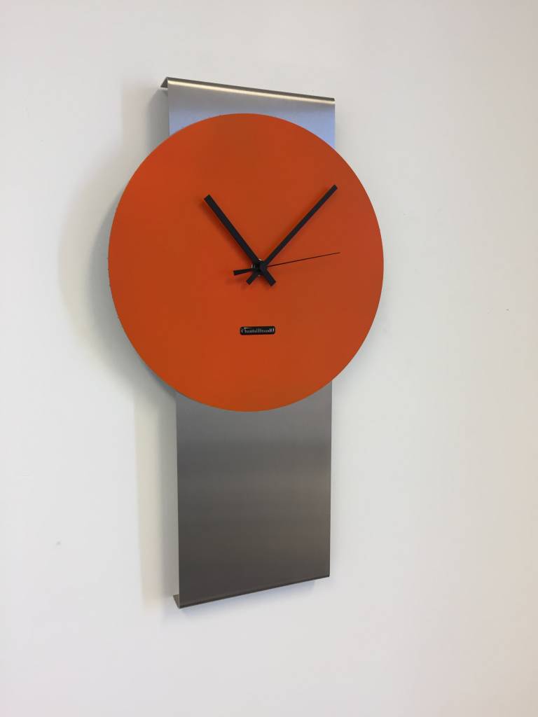 ChantalBrandO Wandklok Pendulum Orange