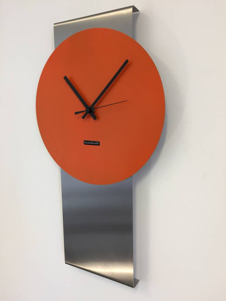 ChantalBrandO Wandklok Pendulum Orange
