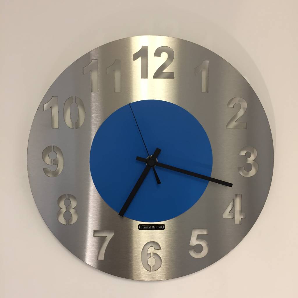 ChantalBrandO WANDKLOK JUNTE BLUE DESIGN