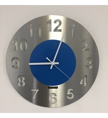 ChantalBrandO Wandklok JUNTE BLUE & WHITE