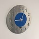 ChantalBrandO Wandklok JUNTE BLUE  & WHITE