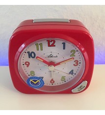 Atlanta Kinderwekker mini formaat rood