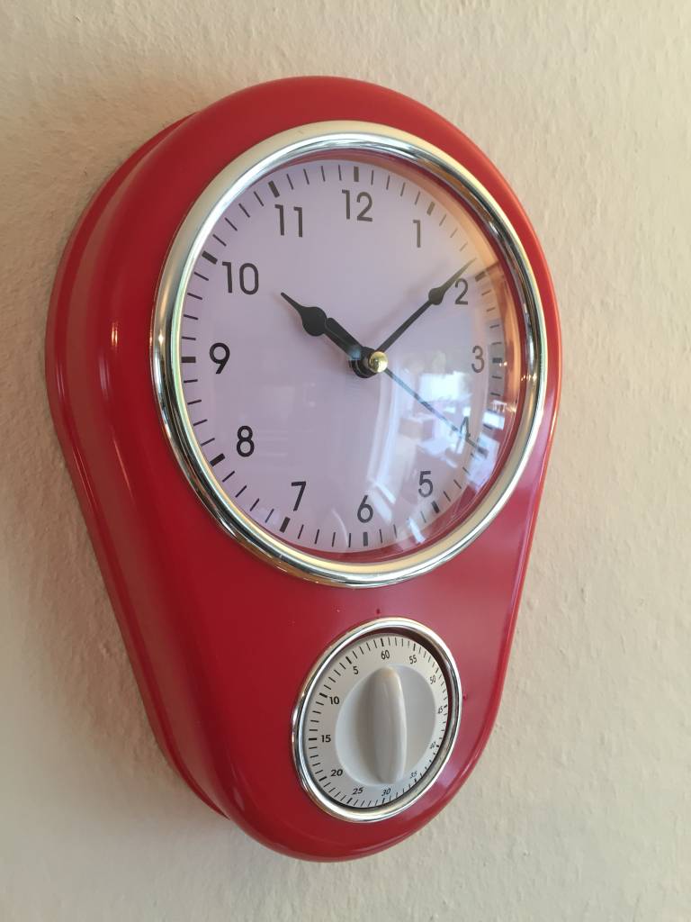 NiceTime Retro keuken klok met timer